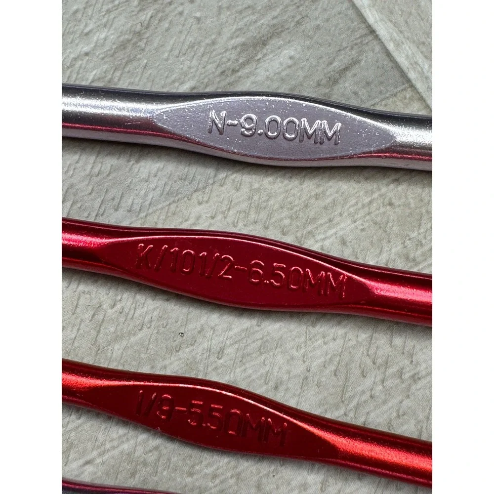 Boye Crochet Hooks Knitting Needles Set‎ Aluminum Metal Crafting Hobby Handmade